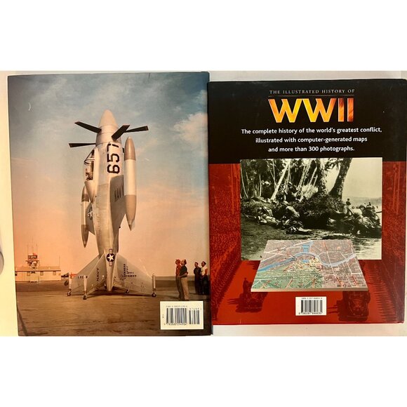 The Worlds Worst Aircraft & The Illustrated History Of WWII Hardcover Books - Picture 2 of 2